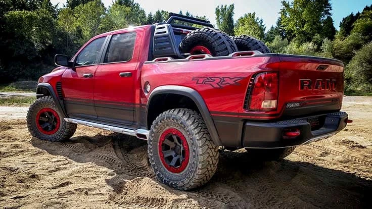 FCA's Ram Rebel TRX concept truck shown in 2016