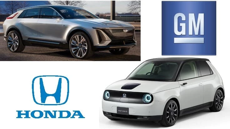 GM's upcoming Cadillac Lyriq electric vehicle (EV) crossover and Honda's Honda e small EV represent radically different approaches to future mobility, however the companies believe collaboration can improve future products for both automakers.
