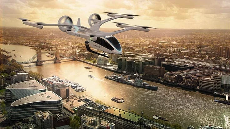Artist concept of Eve over London.