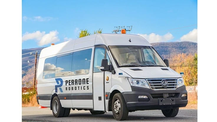 GreenPower’s AV Star Demo shuttle retrofitted with Perrone Robotics’ TONY