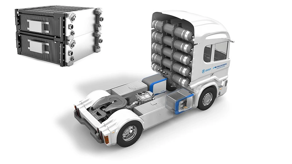 Freudenberg and ZF are jointly developing sustainable, fuel cell-based drive systems for heavy-duty commercial vehicles.