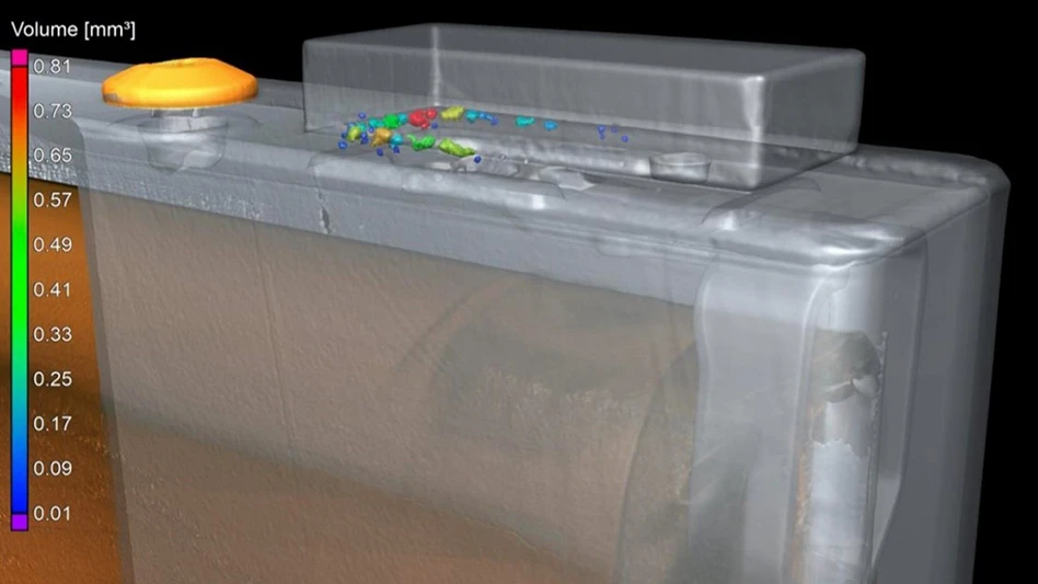 Weld line porosity analysis identifies areas where leakage and water infiltration may occur, which might eventually lead to the formation of hazardous gases.