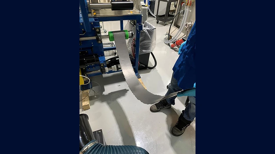 ORNL researcher found a battery that a battery anode film, made by Navitas Systems using a dry process, was strong and flexible. These characteristics make a lithium-ion battery safer and more durable.