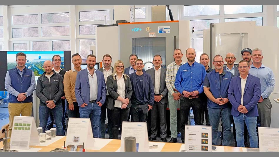 Joint Project kick-off in the Blaser Technology center (Switzerland) with all partners.