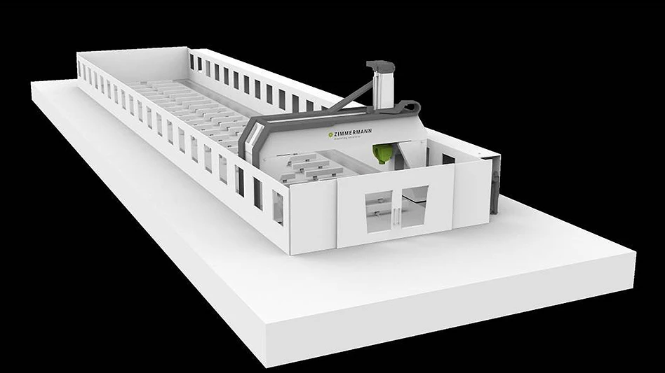 With the new FZG machine line by Zimmermann, large and long components can be manufactured with high precision.