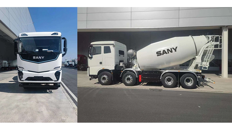 The SANY 408P electric mixer truck