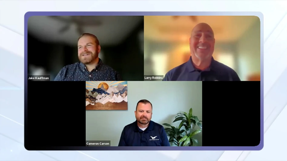 screenshot of webinar participants discussing industry 4.0