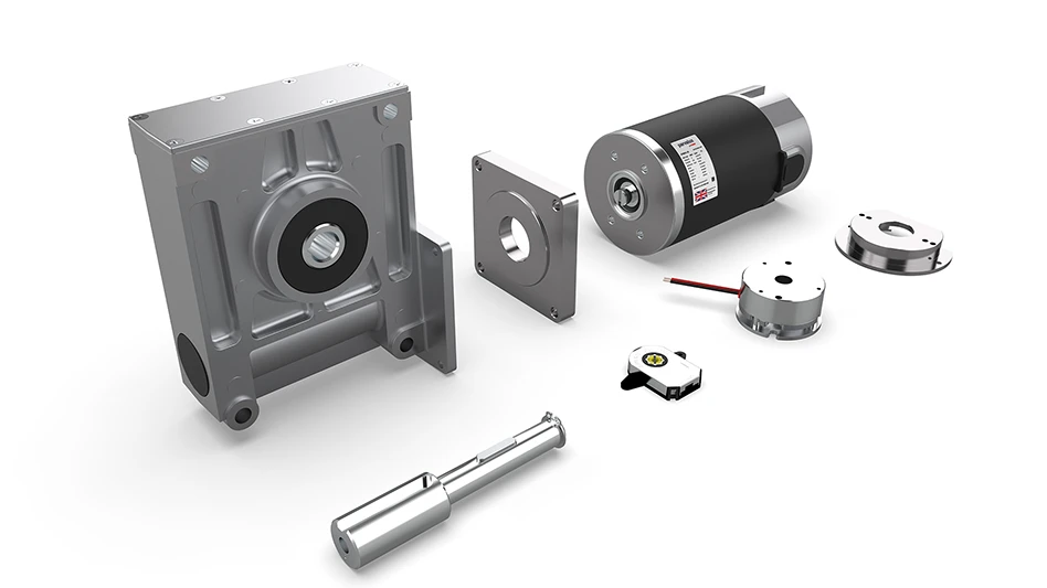 A series of modular motor components