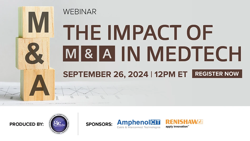 Banner image displaying text reading The Impact of M&A in MedTech