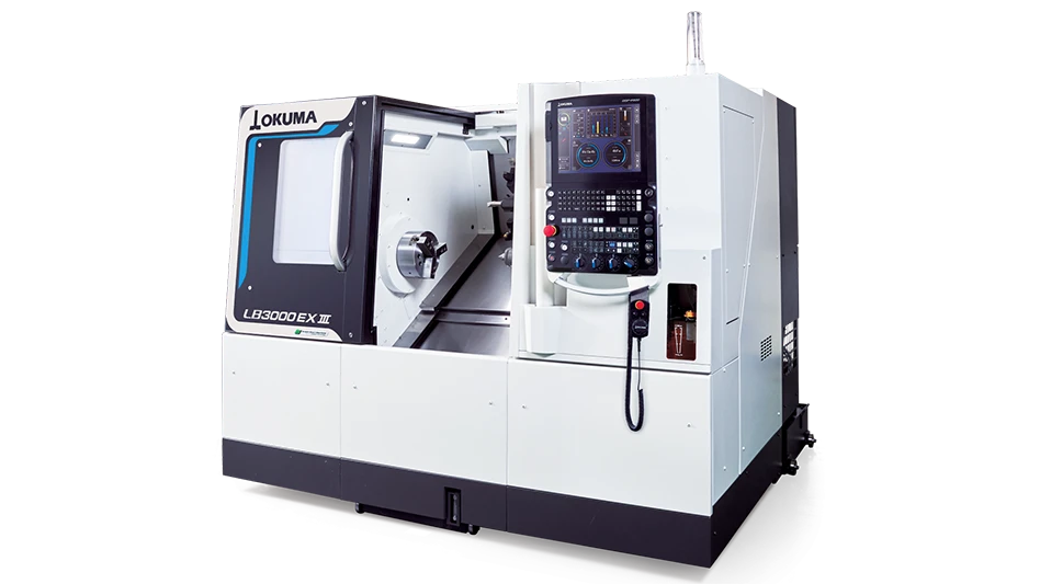 okuma lb2000 ex III horizontal lathe