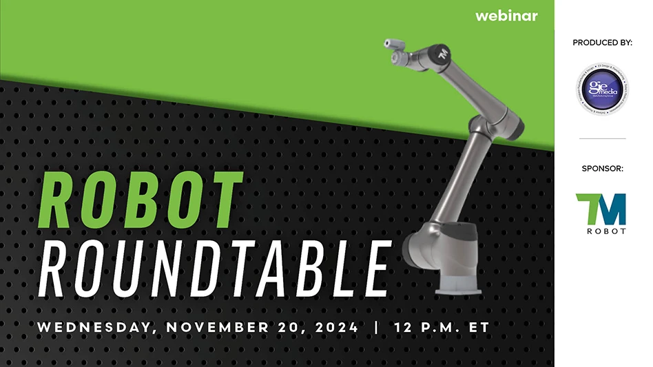 Banner image with the words Robot Roundtable