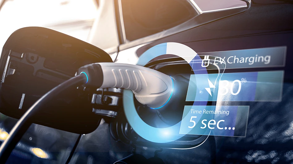 An electric vehicle charger