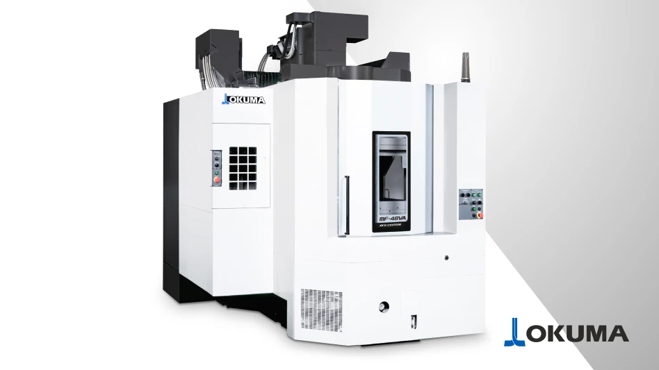 A vertical machining center