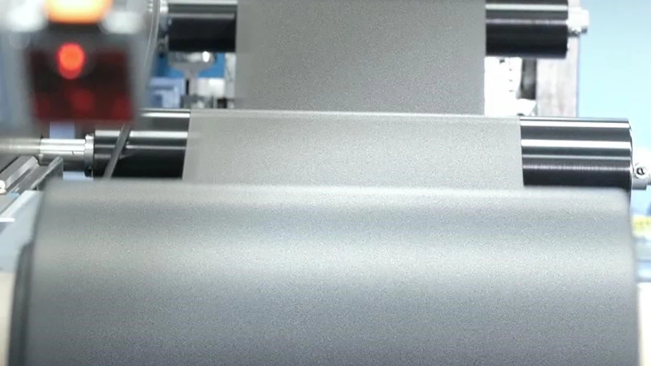 Dry coating free standing film