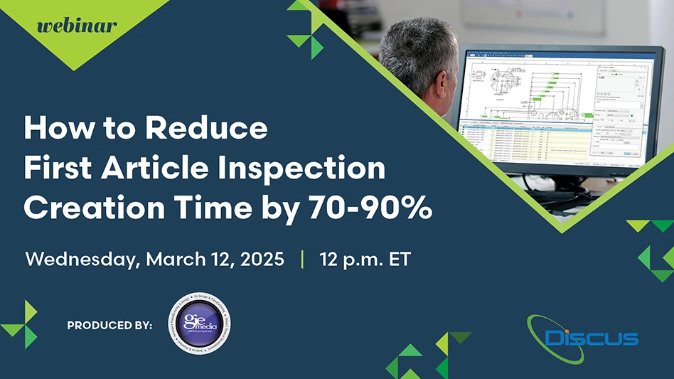 Banner image with text reading How to Reduce First Article Inspection Creation Time by 70% to 90%