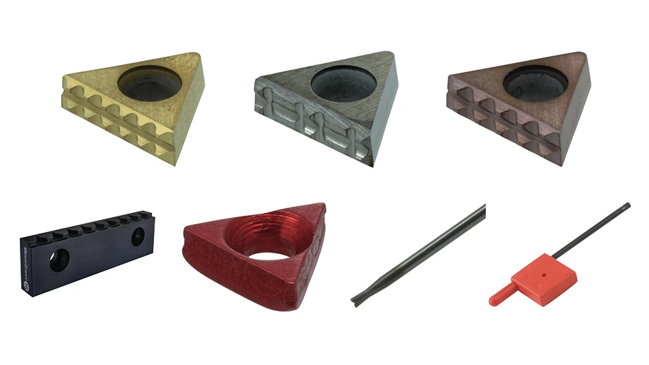 A variety of metal inserts