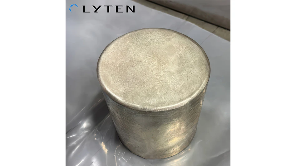 A lithium metal ingot