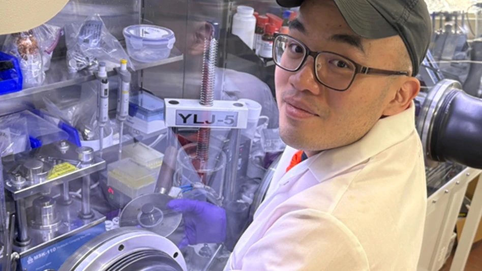 A person in a laboratory