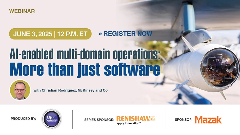 Text reading AI-Enabled Multi-Domain Operations: More Than Just Software