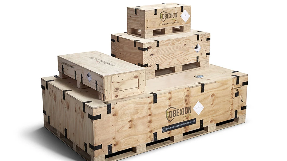 A packaging crate