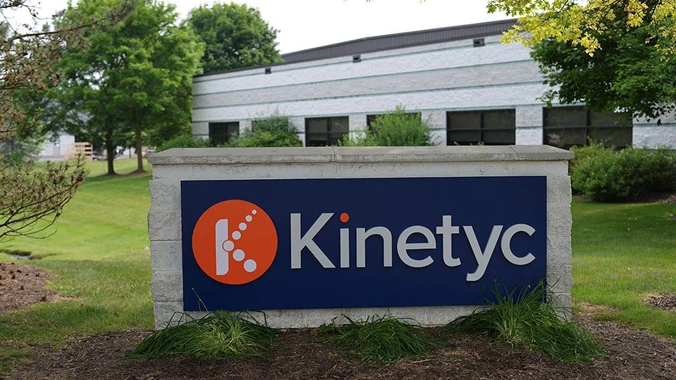 A sign reading Kinetyc