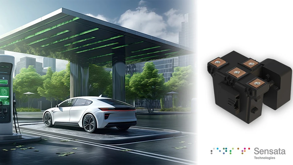 A power converter and an electric vehicle at a charging station