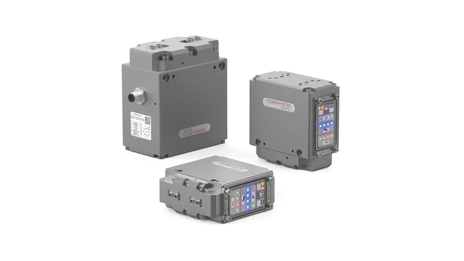 Three robotic grippers