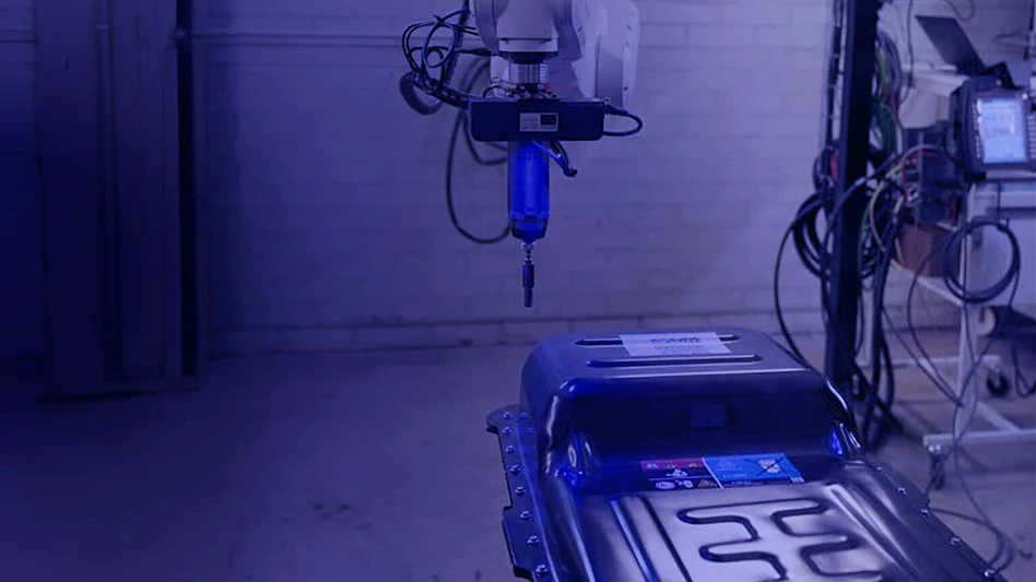 Battery disassembly system